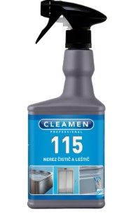 Solutii profesionale pentru curatenie si intretinere - CLEAMEN 115 soluție de curățare și lustruire pentru oțel inoxidabil, 550ml