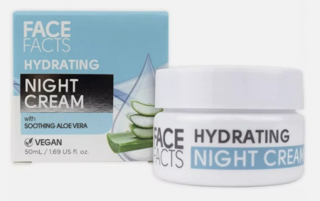 Cosmetice & Ingrijire Personala - Crema de fata hidratanta de noapte cu Aloe Vera, 50 ml