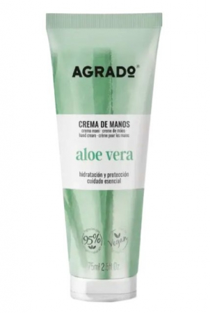 Lotiuni ,lapte,creme si uleiuri pentru fata si corp - Crema de maini cu Aloe Vera, 75ml