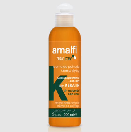 Sampon,balsam,masti si tratamente pentru par - Crema de par modelatoare cu keratina 200ml