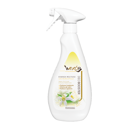 Odorizanti spray si neutralizatori miros ambient si tesaturi - Deobooster spray pentru ambient, Zagara,Lotus & Aroma Mediteraneana, 750ml