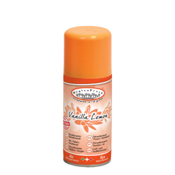 Detergenti Rufe & Intretinere Textile - Deospray neutralizare miros Vanilie si Lamaie 150ml