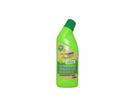 BIOACTIVATORI SI TRATAMENTE FOSE SEPTICE - Detartrant si gel biologic 2 in 1 pentru curatarea vasului WC si pentru fose septice, 750ml