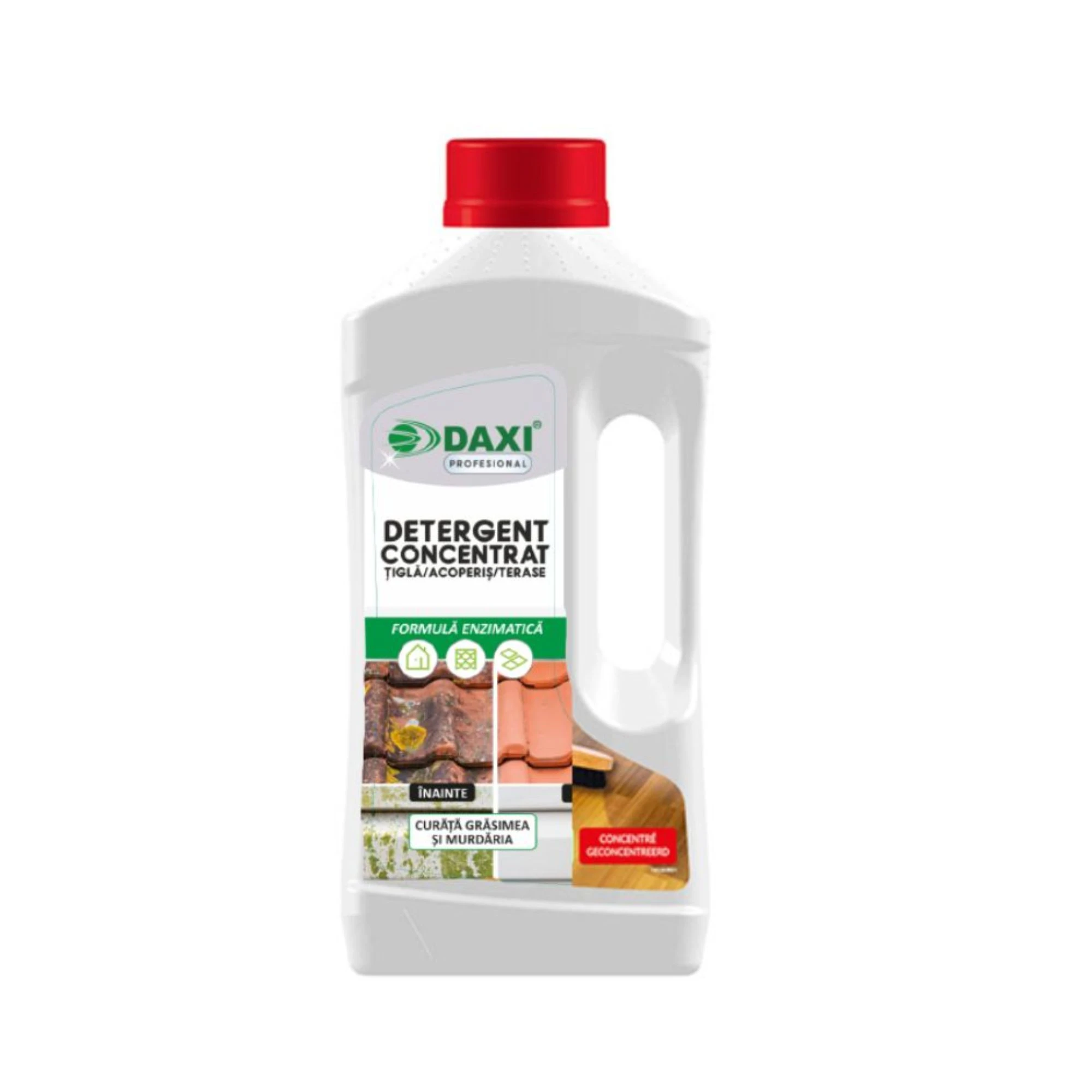 Solutii curatare si intretinere terase exterioare - Detergent concentrat pentru curatare tigla, acoperis si terase,1 L