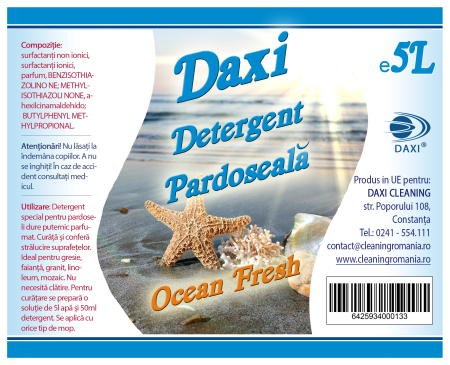 Solutii si detergenti industriali - Detergent pardoseala Ocean Fresh, 5l