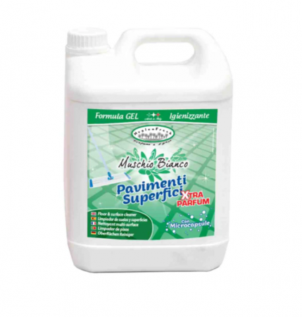 ARTICOLE HORECA - Detergent parfumat pt.pardoseli si multi-suprafete, Mosc Alb, 5l