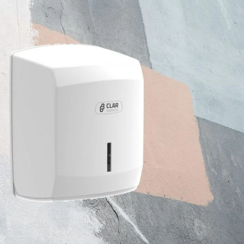 ARTICOLE HORECA - Dispenser hartie igienica cu derulare centrala, alb/crom