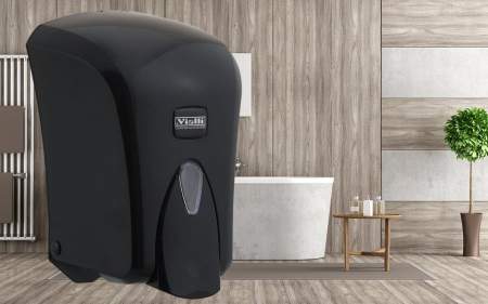 Dozatoare sapun spuma si consumabile - Dozator sapun spuma ,cu rezervor,negru 1000ml,Vialli