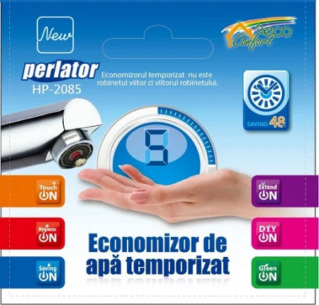 Articole si accesorii pentru baie si zona sanitara - Economizor de apa temporizat Perlator ECO CONFORT Cod HP-2085