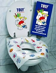 Articole Menaj & Accesorii pentru Casa - Folii protectoare toaleta pentru copii Toly 10 bucati/set