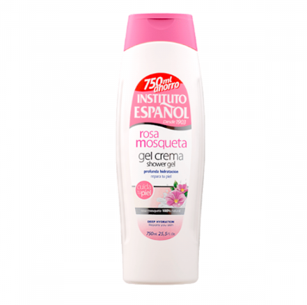 Geluri de dus - Gel de dus crema, hidratant, Macese si Trandafir Salbatic, 750ml