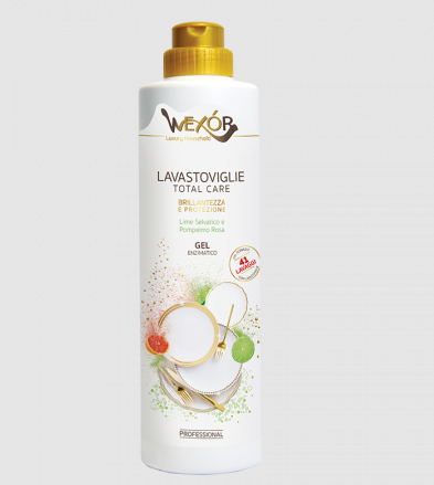 Detergenti de vase si solutii pentru bucătărie - Gel enzimatic tripla actiune pentru masina de spalat vase 750ml