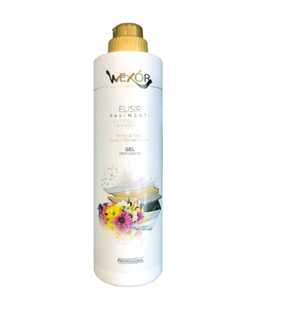 ARTICOLE HORECA - Gel pentru pardoseli igienizant puternic parfumat Monoi di Thaiti, Lime&Fiori del Brasile 750ml