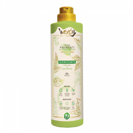 Foglia D'Oro - Gel pentru pardoseli igienizant si parfumat Foglia D'Oro Veganok, 750ml, Wexor