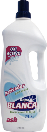 DETERGENTI RUFE SI INTRETINERE TEXTILE - Inalbitor pentru rufe albe pe baza de oxygen activ 2L ASH