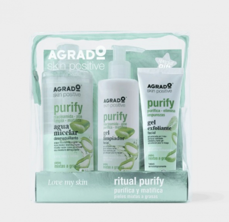 Lotiuni ,lapte,creme si uleiuri pentru fata si corp - KIt de curatare faciala purifianta Purify