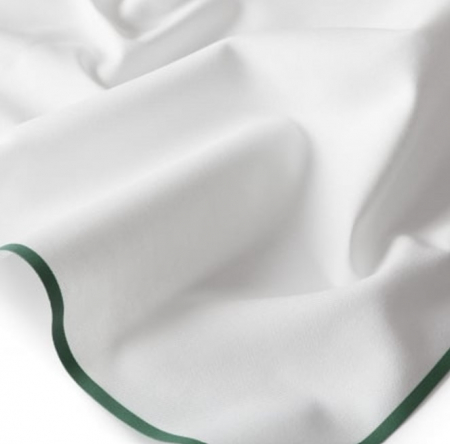 Laveta 100% bumbac, 40x64 cm, cu margini Verzi, Roll Drap [3]