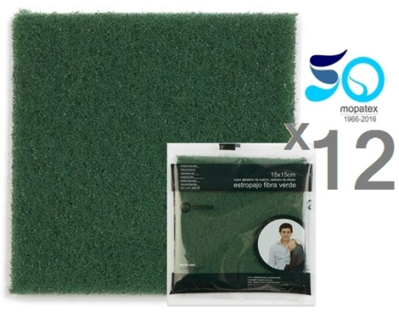 Laveta abraziva verde15x20cm, Cisne