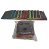 Lavete si seturi de lavete - Laveta microfibra Pro 36x38 cm, gri cu margini diferite culori