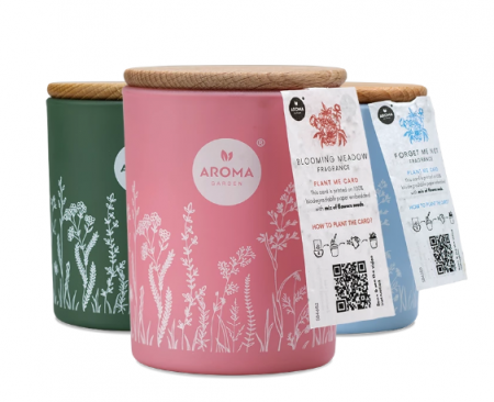Lumanare parfumata Blooming Meadow, 150g,  Fresh Garden, Arome Home [1]