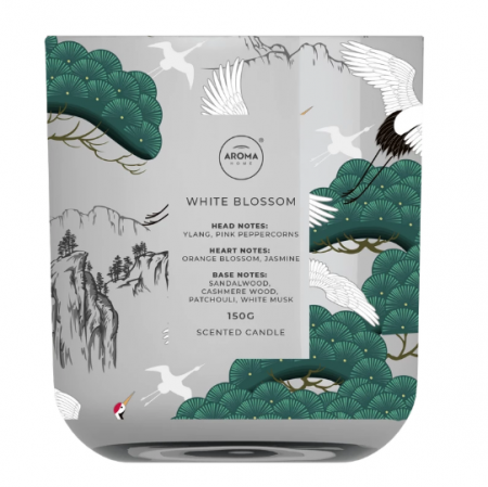 Lumanare parfumata White Blossom, 150g, Aroma Home Wild
