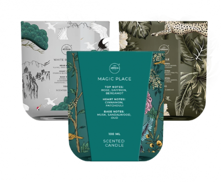 Lumanare parfumata White Blossom, 150g, Aroma Home Wild [1]