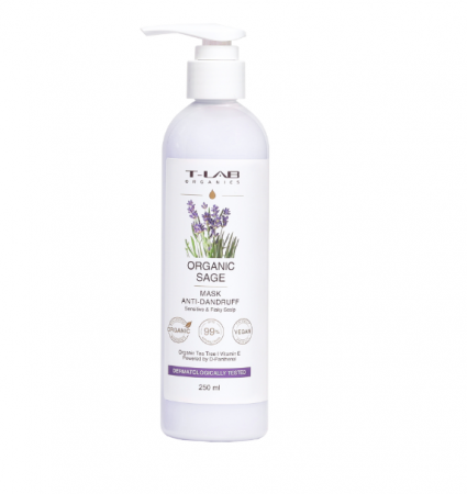 Masca anti-matreata cu extract de salvie pentru scalpul sensibil si iritat,250ml