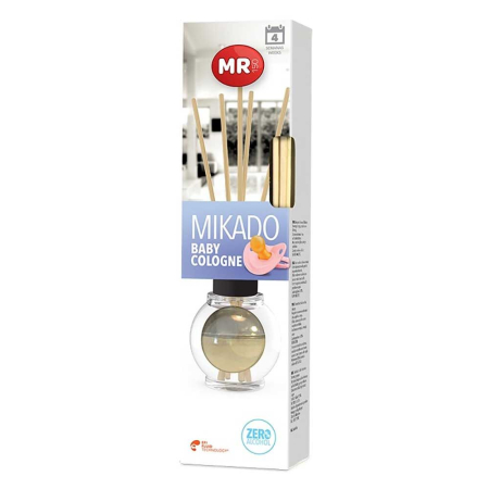 Odorizanti cu bete de ratan si lumanari parfumate - Mikado Odorizant camera cu bete de ratan - Apa de colonie Baby 20ml