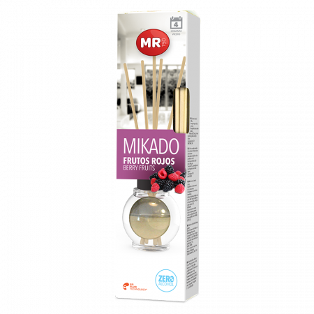 Mikado Odorizant camera cu bete de ratan - Fructe de padure 20ml [3]