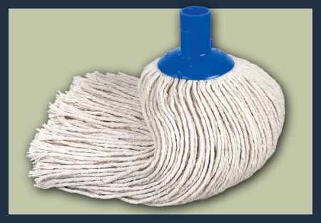 Mop de bumbac natural, alb, nr. 15, 220g [1]