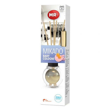 Odorizanti & Neutralizatori pentru Miros - Odorizant camera cu bete de ratan - Apa de colonie Baby 20ml