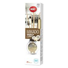 Odorizanti cu bete de ratan si lumanari parfumate - Odorizant camera cu bete de ratan, Mikado, vanilie si cocos, 20ml