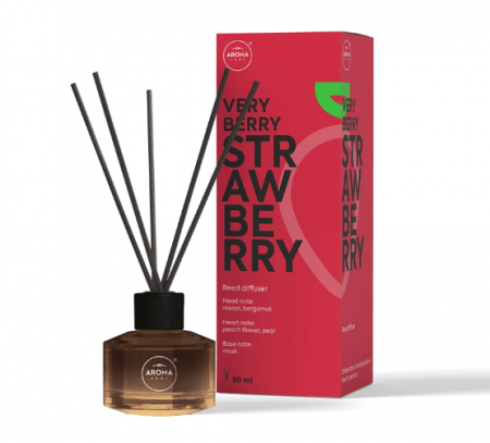 Recomandarea DAXI - Odorizant cu bete de ratan, Strawberry, 50ml, Modern Fruits, Aroma Home