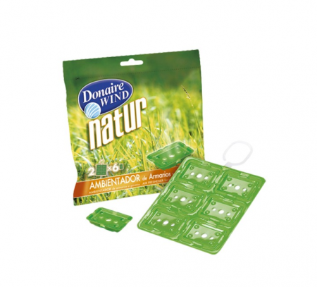 Neutralizare miros si odorizare textile,masini de spalat ,uscatoare rufe - Odorizant pt. dulapuri si sertare 12buc/set, Wind Natur, Donaire