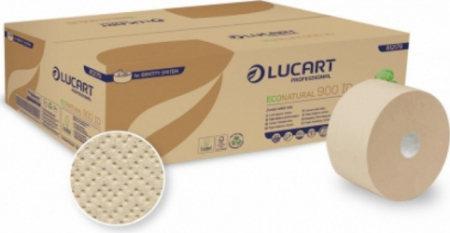 Dispensere hartie igienica si consumabile - Pachet 12 role Hartie igienica mini jumbo, Eco Natural 900ID 202ml/rola