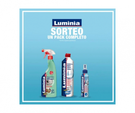 CURATENIE SI INTRETINERE CASA - Pachet Luminia 3 produse -Amoniac spray tesaturi si tapiserii 750ml+Tratament crema geam 750ml+Solutie curatare LED,LCD 250ml