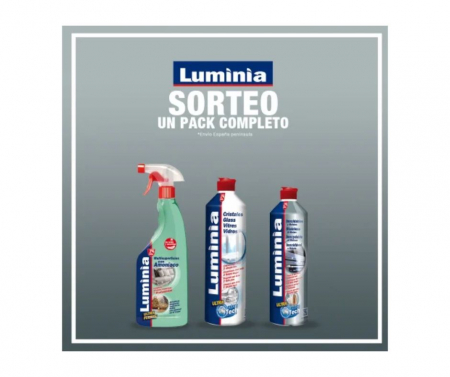 Pachete promotionale si Lichidari finale - Pachet Luminia 3 produse -Amoniac spray tesaturi si tapiserii 750ml+Tratament crema geam 750ml+Tratament crema pentru metale si inox 500ml