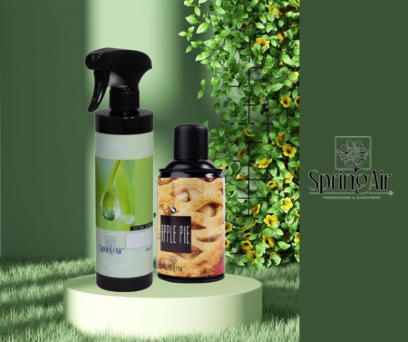 % REDUCERI ODORIZANTI SI NEUTRALIZATORI PENTRU MIROS - Pachet Odorizare Apple Pie/Antistress -Rezerva odorizanta 250ml+Odorizant ambiental 500ml