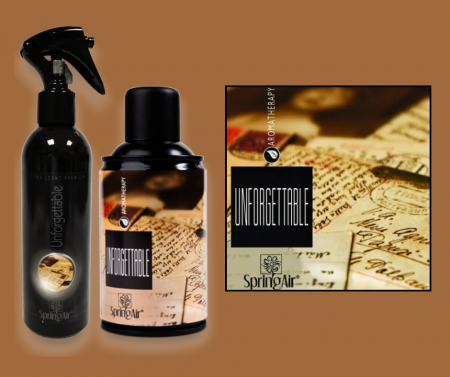 % REDUCERI ODORIZANTI SI NEUTRALIZATORI PENTRU MIROS - Pachet Odorizare Unforgettable -Rezerva odorizanta 250ml+Odorizant ambiental 200ml