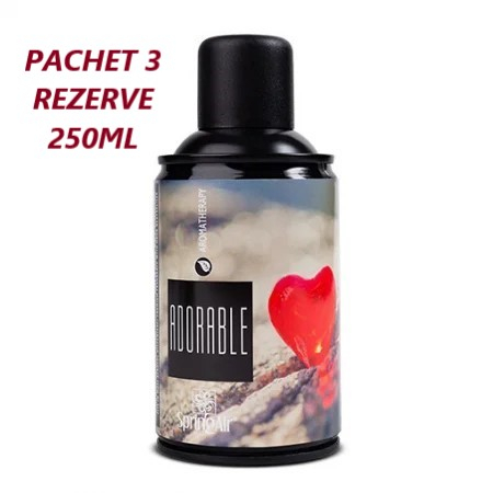 % REDUCERI ODORIZANTI SI NEUTRALIZATORI PENTRU MIROS - Pachet Promo 3xRezerva odorizanta pentru camera Adorable,250ml
