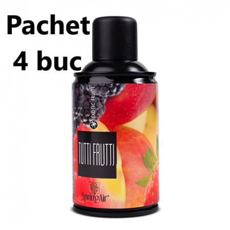 Odorizanti & Neutralizatori pentru Miros - Pachet Spring Air 4 rezerve odorizante Tutti Frutti- Spring Air