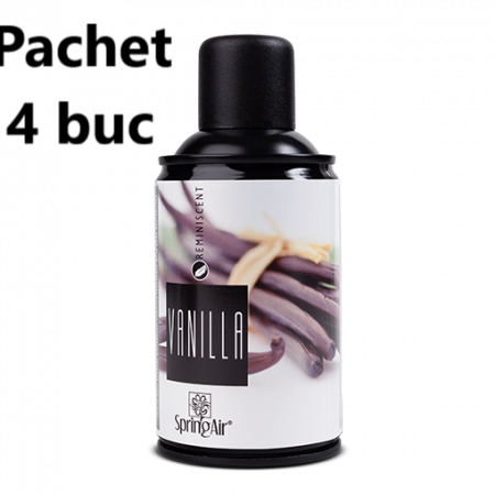 Odorizanti & Neutralizatori pentru Miros - Pachet Spring Air 4 rezerve odorizante Vanilla- Spring Air