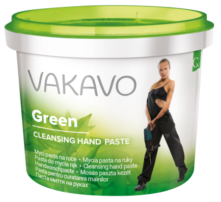 AUTO BRICOLAJ & GRADINA & CAMPING - Pasta abraziva pentru curatarea manilor VAKAVO GREEN 500 g