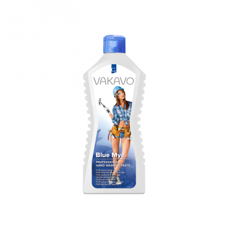 Pasta si crema abraziva pentru curatarea mainilor - Pasta lichida profesionala pt. curatarea mainilor 600g, VAKAVO BLUE MYE