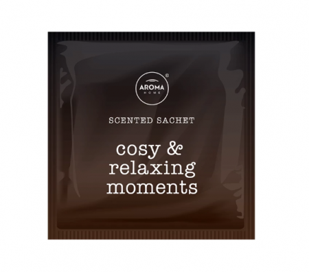 Odorizanti cu bete de ratan si lumanari parfumate - Pliculete parfumate, Cosy&Relaxing Moments, 5.5g, Aroma Home