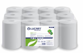 Hartie si servetele - Rola prosop cu derulare centrala mica, Eco alb