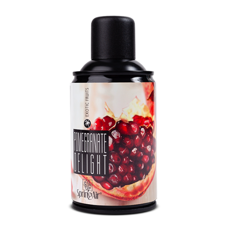 Doze odorizante spray SPRING AIR 250ml - Rezerva odorizanta POMEGRANATE DELIGHT Spring Air (spray 3000 pulverizari)