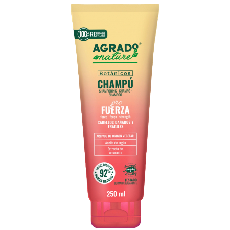 Cosmetice Naturale - Sampon reparator pentru par Botanicos Pro Strength, 250ml