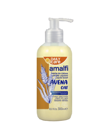 Sapun lichid,solid , spuma si sare de baie - Sapun lichid cu pompita, cu extract natural de Ovaz 300ml