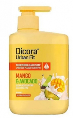 Sapun lichid,solid , spuma si sare de baie - Sapun lichid cu Vitamina E, avocado si mango, 500ml